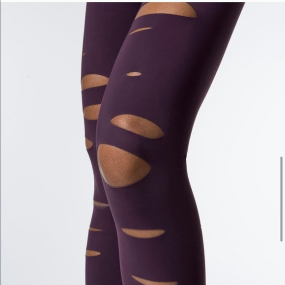 NWOT-Alo yoga warrior high waisted leggings - Picture 4 of 6